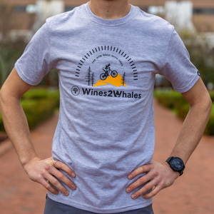 Men's FNB Wines2Whales T Shirt (Grey Melange)