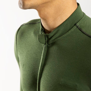 Men's Pecora Long Sleeve Merino Jersey (Olive)
