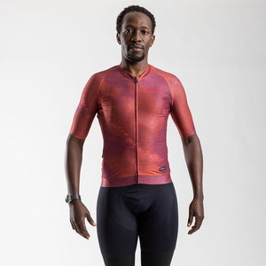 Men's Citta Corsa Race Fit Jersey (Maroon)