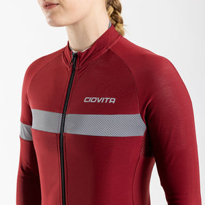 Women's Faro Cycling Jacket (Red)