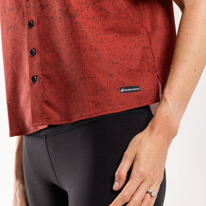 Women's Short Sleeve Adventure Shirt (Ochre Melange)