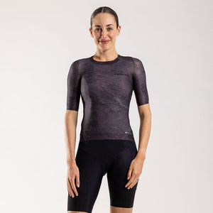 Women's Aeolis Zipperless Pro Fit Jersey (Charcoal)