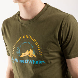 Men's FNB Wines2Whales T Shirt (Olive)