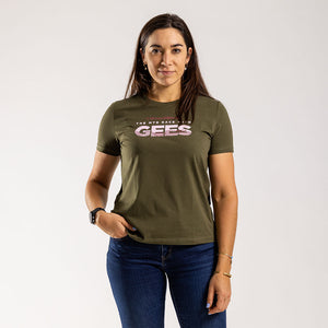 Women's FNB Wines2Whales Gees T Shirt (Olive)