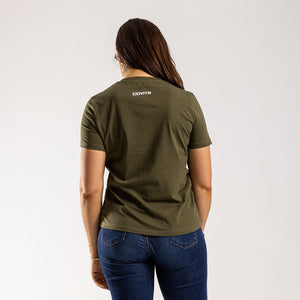 Women's FNB Wines2Whales Gees T Shirt (Olive)