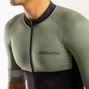 Men's Opera Race Fit Jersey (Olive)