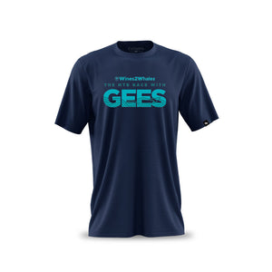 Men's FNB Wines2Whales Gees T Shirt (Navy)