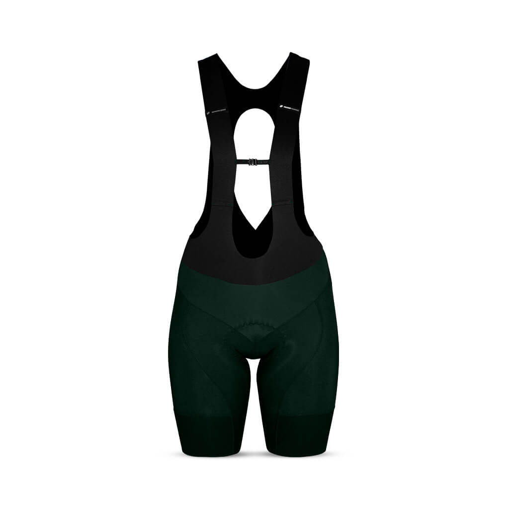 Women's Supremo Pace Bib Shorts (Forest)
