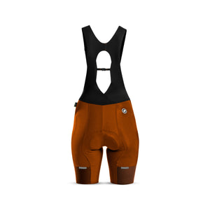 Women's Supremo Pace Bib Shorts (Rust)