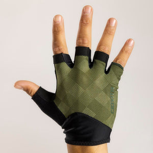 Velocita Short Finger Cycling Gloves (Digitale Olive)