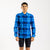Men's Long Sleeve Adventure Shirt (Cyan)