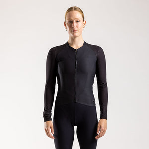 Women's Apex H1 Svelto Long Sleeve Jersey (Black)
